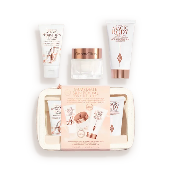 IMMEDIATE SKIN REVIVAL ON THE GO SET
SKINCARE KIT