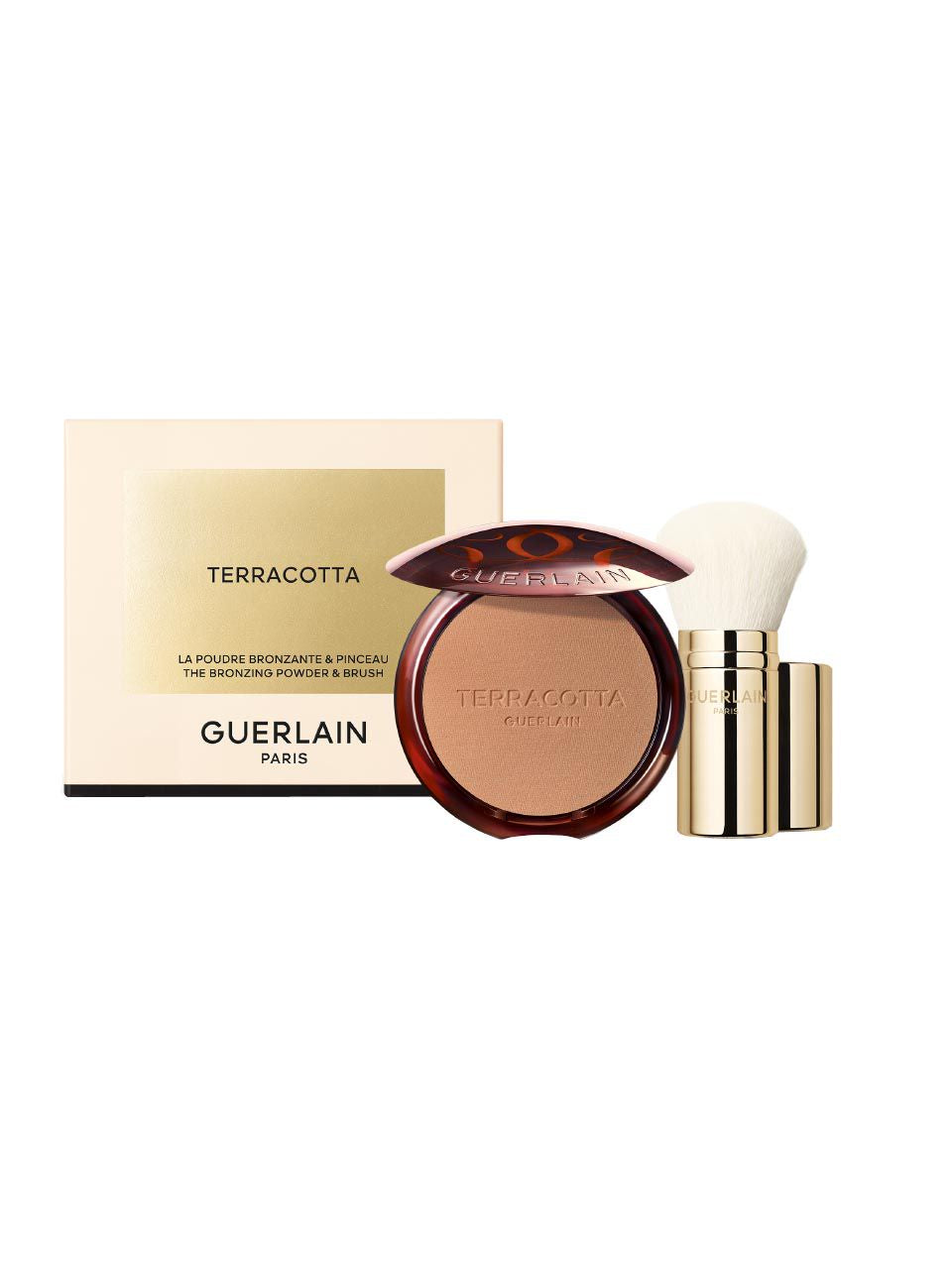 Guerlain Terracotta Bronzing Powder Set Powder & Brush