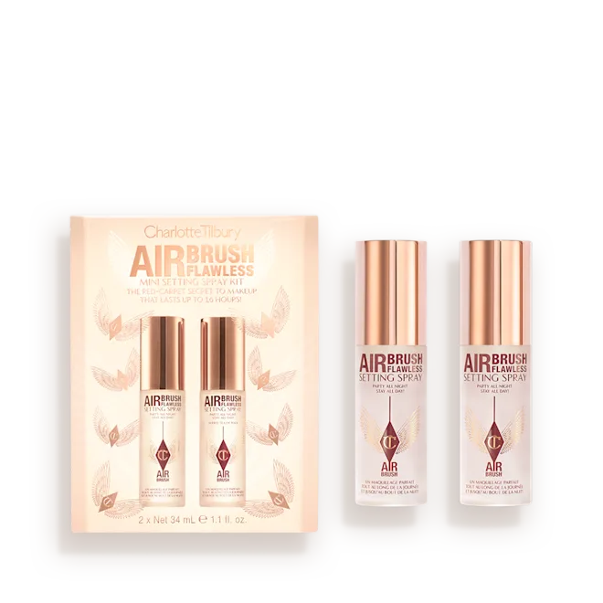 AIRBRUSH FLAWLESS MINI SETTING SPRAY KIT
TRAVEL SIZE FACE KIT