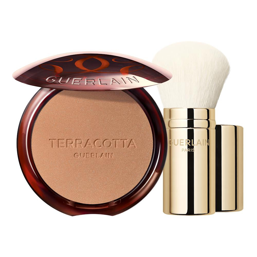 Guerlain Terracotta Bronzing Powder Set Powder & Brush